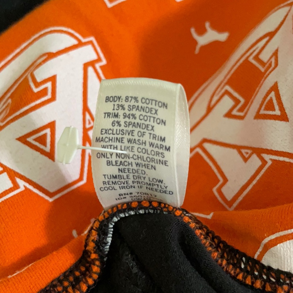 VS Pink Auburn University Fold Over Yoga Pants - Picture 8 of 8